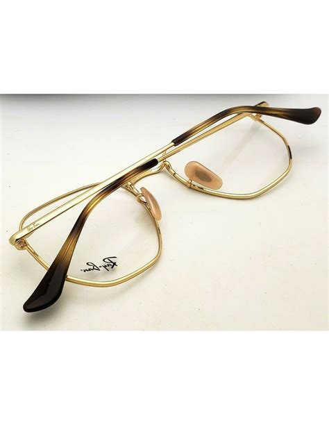 Ray Ban Oftalmico Rb Hexagonal Optics Dorado Original