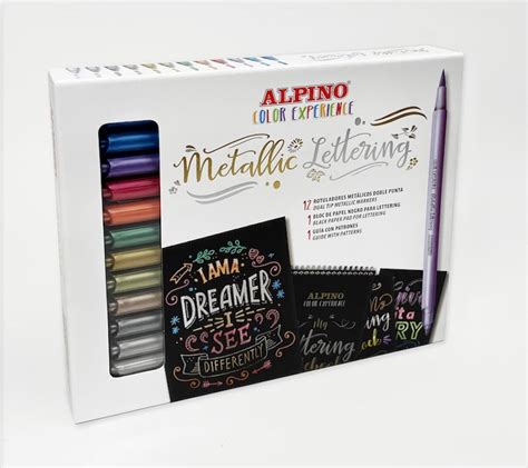 Alpino Color Experience Metallic Lettering Kit Alpino Oficial