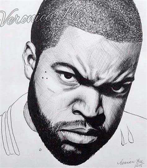 Ice Cube | Sketches, Rapper art, Art drawings sketches