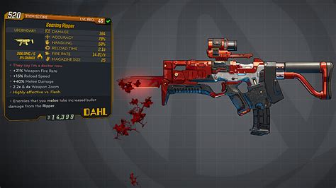 Borderlands 3 Shiv Legendary Archives Mentalmars