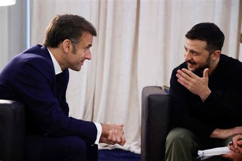 Guerre en Ukraine Volodymyr Zelensky va rencontrer Emmanuel Macron à