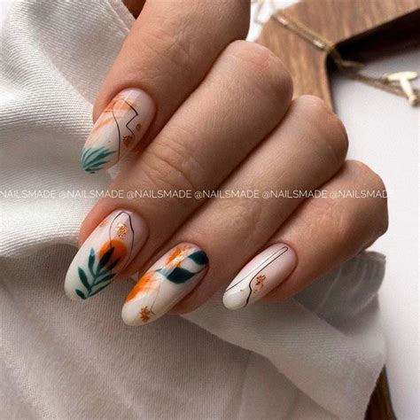 Terrific Nude Nails Designs Ideas Nude Nail Designs Nail Designs Almond Nails Designs