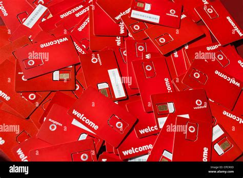 Vodafone SIM cards Stock Photo - Alamy