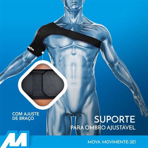 Suporte Para Ombro Ajust Vel Em Neoprene Mova Sa De Produtos