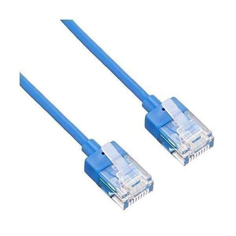 エレコム Lanケーブル Cat6a 1m Cat6a準拠 スーパースリム ブルー Ld Gpass Bu1 Yk68838 A2110