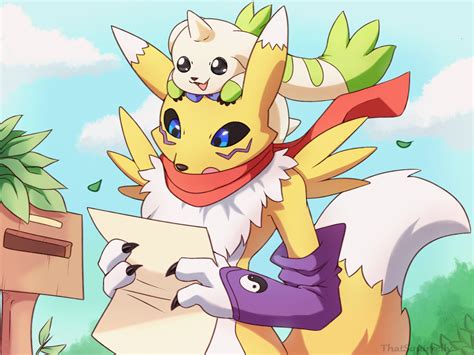Renamon And Guilmon Love