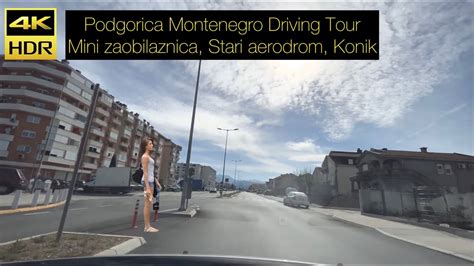 PODGORICA Montenegro Crna Gora Driving Tour March 2023 Mini