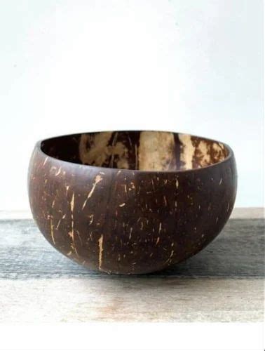 Brown Round Polished Coconut Shell Bowl Ml Box At Rs Piece In