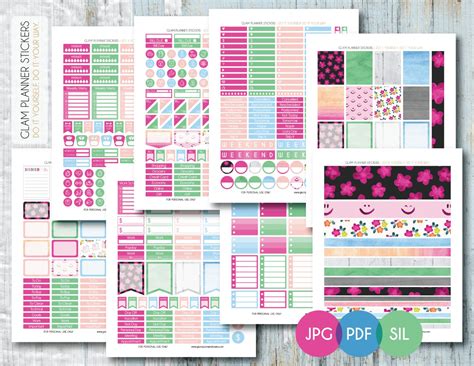 Free Printable Planner Stickers