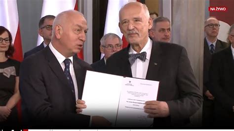 HIT Korwin Mikke Braun Berkowicz w Sejmie Uroczystość wręczenia