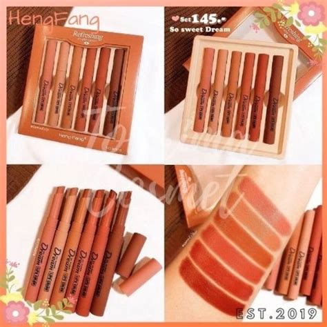 Jual PAKET LIPSTICK 6 COLOR NUDE SOFT Refreshing Matte Color TANAKO 072 Shopee Indonesia