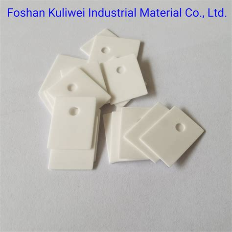 To 247 Aluminum Oxide Thermal Insulating Ceramic Pad Alumina Ceramic