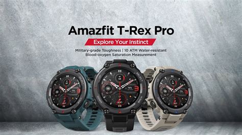 Introducing The Amazfit T Rex Pro Smartwatch With Rugged Build Youtube