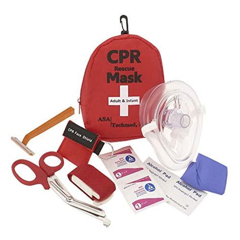 Buy Emergency First Aid Kit Cpr Rescue Mask Pocket Resuscitator W