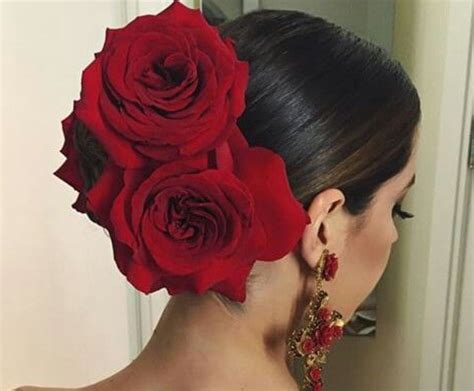 Pin By Rosemary On Flamenco Mexican Hairstyles Spanish Hairstyles