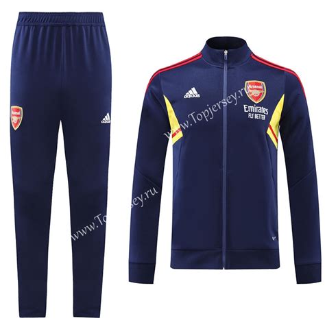 2022 2023 Arsenal Royal Blue Thailand Soccer Jacket Uniform LH Arsenal