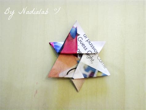 Tutorial Come Fare Una Stella Di Carta Bynadialab Origami Jewelry