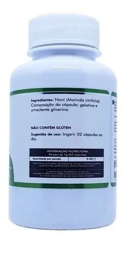 Remédio Natural P Imunidade Noni 120 Cápsulas 500mg Natuser Mercado