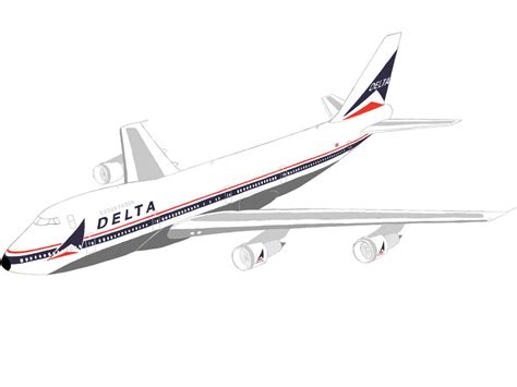 Delta Air Lines Boeing 747 200 By Jkeatprichar7 On Deviantart