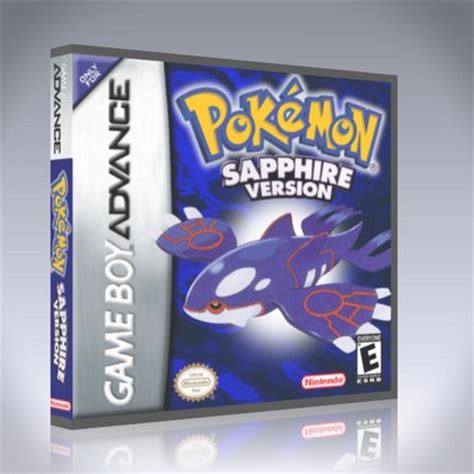 Pokemon Sapphire Version Retro Game Cases