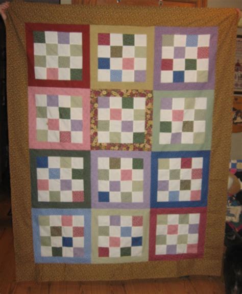 A 16 Patch quilt in progress. | 16 patch quilt, Patch quilt, Quilts