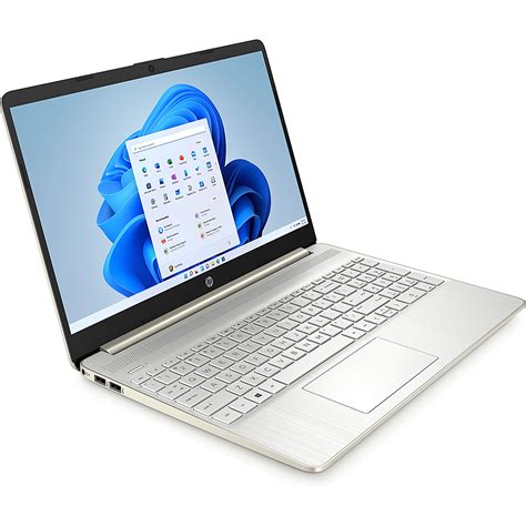 Best Buy Hp 15 6 Laptop Intel Pentium Gold 7505 4gb Memory 256gb Ssd Pale Gold 15 Dy2173nr