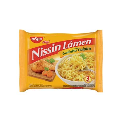 Macarrão Nissin Miojo galinha caipira N8 85g