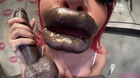 RubyDollLipz S XXXL Lips Large Espresso Dildo RubyDollLipz Clips Sale