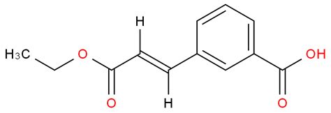 E Ethoxy Oxo Propen Yl Benzoic Acid