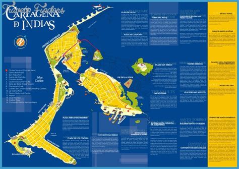 Colombia Map Tourist Attractions Travelsfinderscom