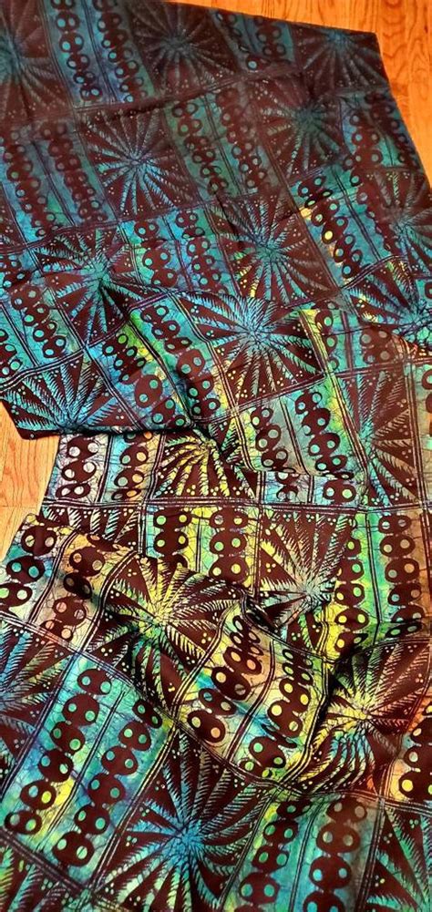 African Adire Batik Fabric African Print Ankara Fabric Yoruba Etsy