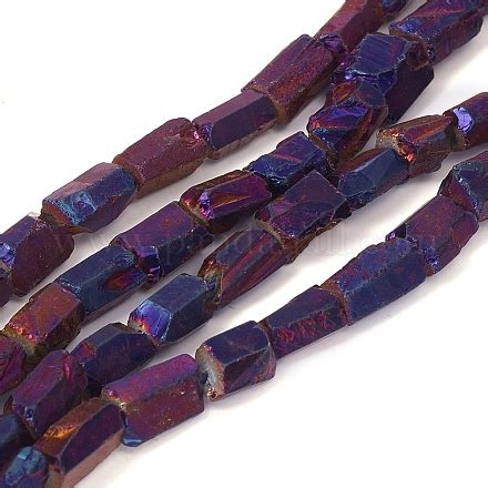 Wholesale Electroplated Natural Quartz Crystal Beads Strands