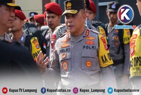 Kupas Tuntas Personel Polda Lampung Dikerahkan Amankan Tps