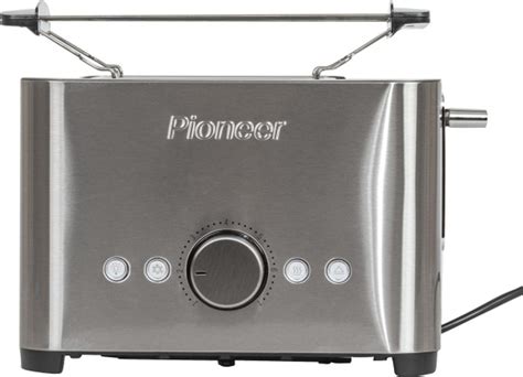 Тостер Pioneer TS150, серебристый купить по выгодной цене в интернет ...