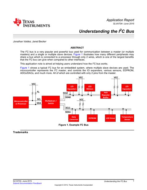 Understanding The I2C Bus DocsLib