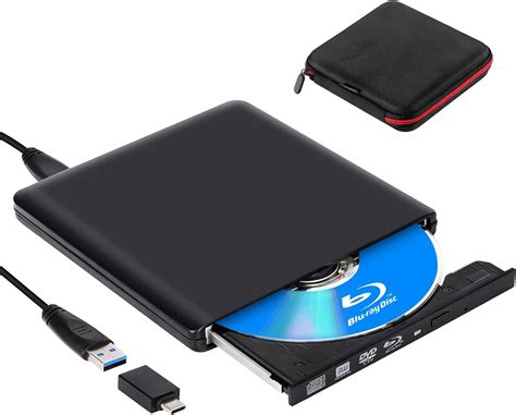 NOLYTH Lecteur DVD Externe Blu Ray USB 3 0 Type C Externe DVD Blu Ray