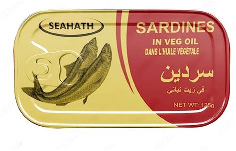 Seahath Sardines In Vegetable Oil 125g RED Pack Of 24 Amazon