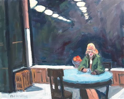 Automat - After Edward Hopper | Redwood Art Group