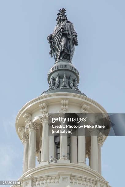 Us Capitol Statue Of Freedom Photos And Premium High Res Pictures