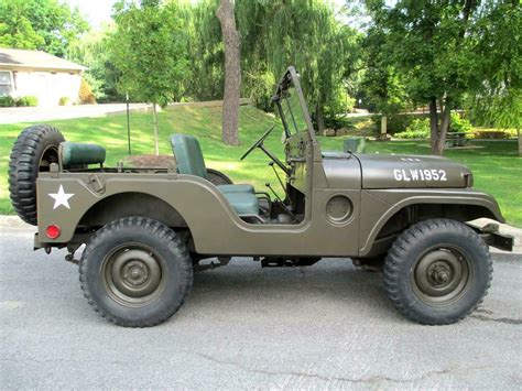 1952 Willys Jeep Side Profile 174617