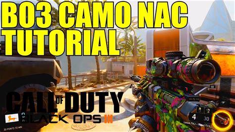 Bo3 Camo Nac Trickshot Tutorial Black Ops 3 Camo Nac Youtube