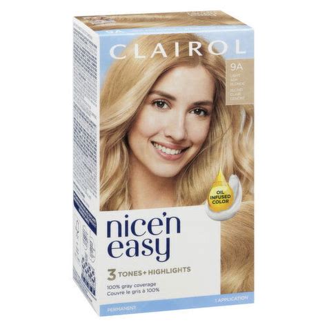 Clairol Nice N Easy 9A Light Ash Blonde Quality Foods