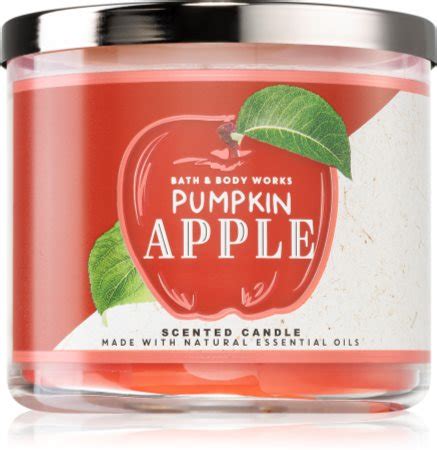 Bath Body Works Pumpkin Apple Scented Candle Notino Co Uk