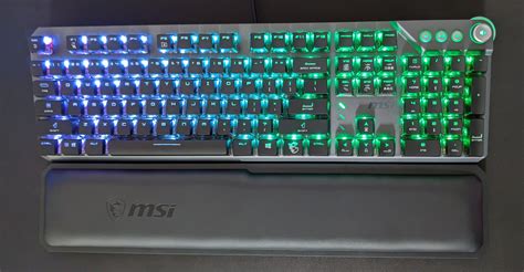 Msi Vigor Gk Sonic Tastatur Im Test Schickes High End Mit Kristall