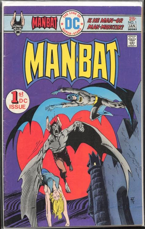 Man Bat 1 1976 Man Bat Comic Books Bronze Age DC Comics Man