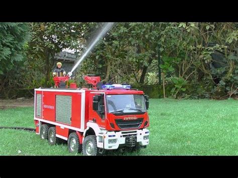 DESAUTEL SLF FIRE TRUCK BIGGEST RC FIRETRUCK FOR REAL FIRE RC FIRE