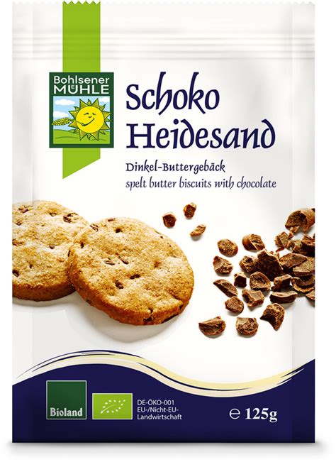 Bohlsener M Hle Dinkel Schoko Heidesand Bio Naturpur Shop