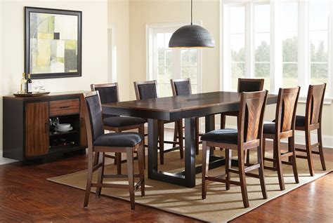 Julian Extendable Rectangular Counter Height Dining Room Set From Steve