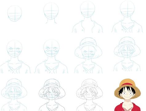 How To Draw A Baby Luffy Step By Step Drawing Photos