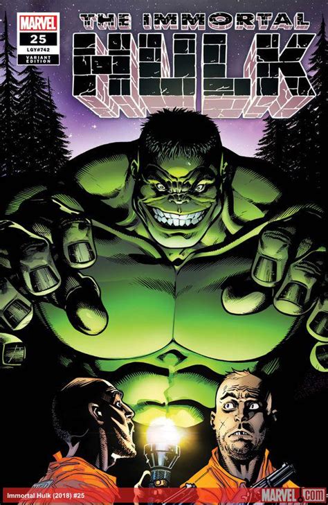 Immortal Hulk 2018 25 Variant Comic Issues Marvel